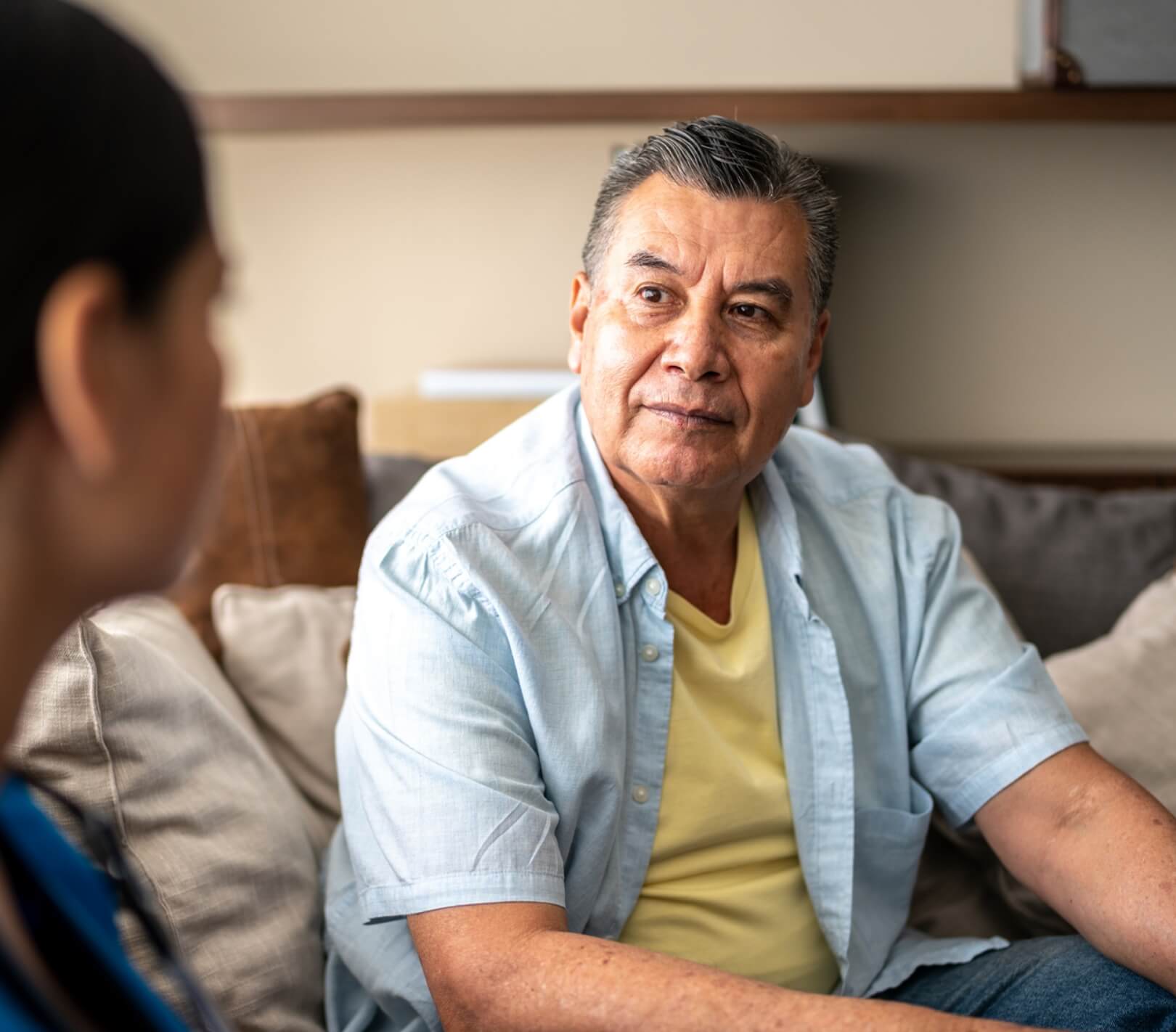 Photo of man sitting